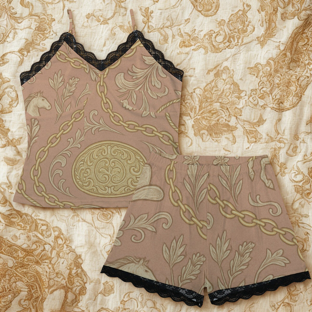 The Rodeo Dreams Lace-Trim Sleep Set — Cowgirls Ride ’Em Best